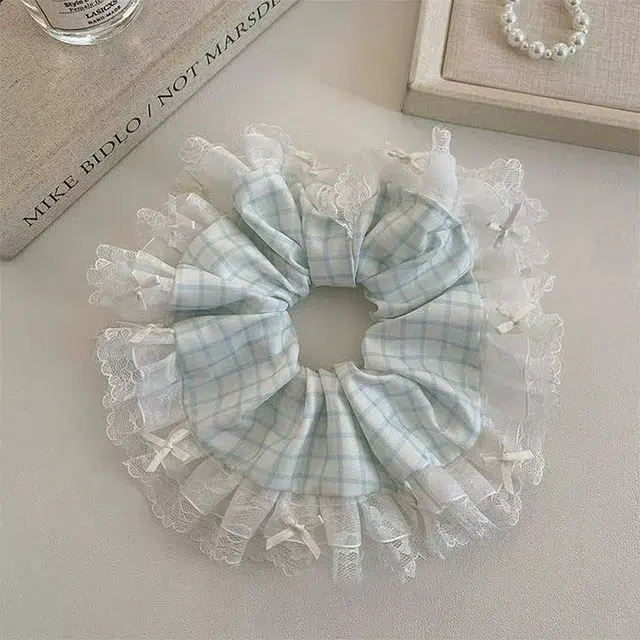 希铃 芭蕾风甜美 蕾丝 发圈 女款