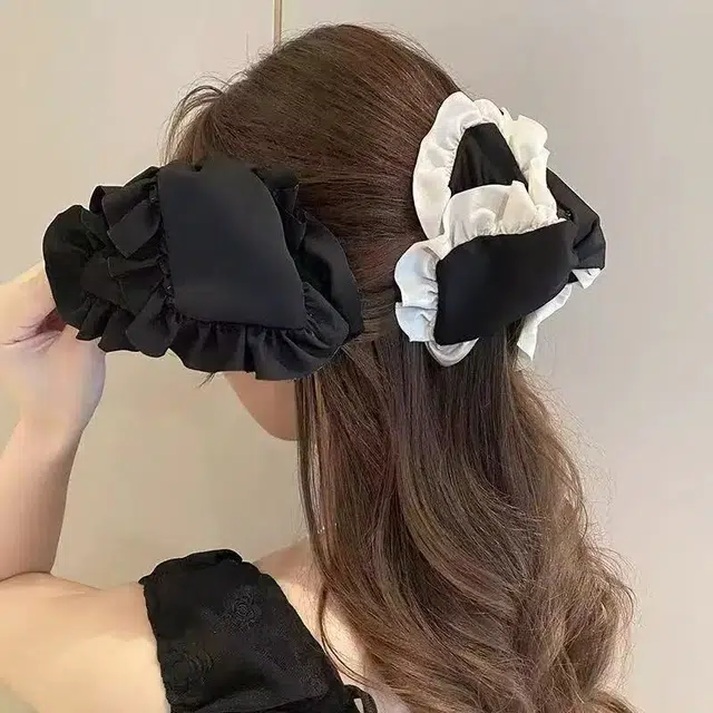 希铃 高级感 布艺 发夹 女款