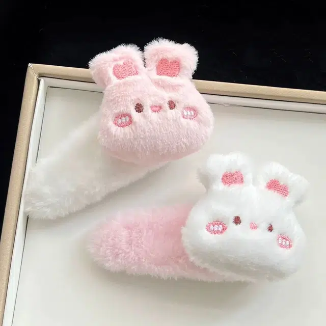 希铃 可爱小熊小兔 聚酯纤维 发夹 女款
