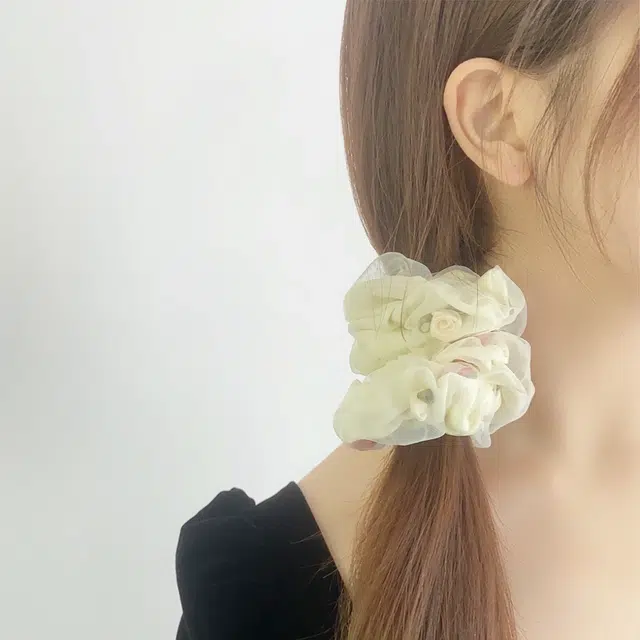 希铃 森系仙美高级感 网纱 发圈 女款