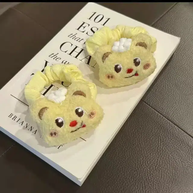 希铃 厨师黄色小熊高弹力 奶呼呼 聚酯纤维 发圈 女款