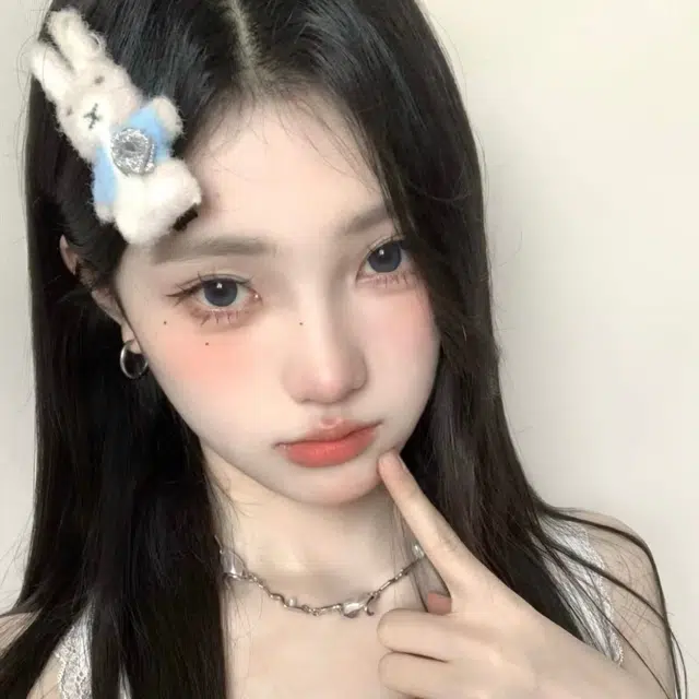 希铃 甜美小兔子可爱 合金 发夹 女款