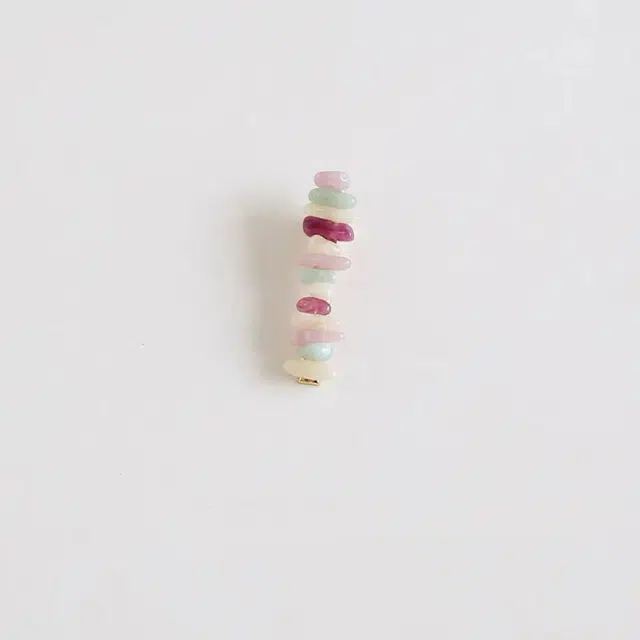 希铃 彩色不规则排列清冷感小众 树脂 发夹 女款