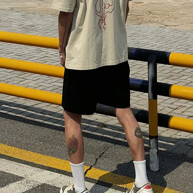 帝狼牛 美式复古机能风城市潮人夏季百搭五分裤牛仔短裤 男女同款