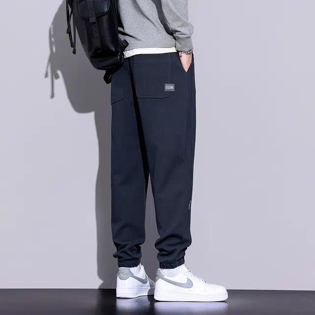 赛瀚 高级感哈伦裤束脚休闲裤男款春秋舒适亲肤时尚百搭户外运动男装宽松长裤显瘦显高青少年美式高街风潮流日常通勤外穿卫裤 男女同款
