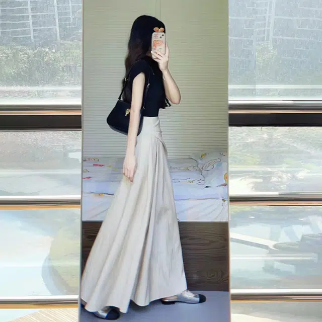 依钗 多风格融合的短袖上衣与半身裙夏季时尚穿搭裙装套装 女款