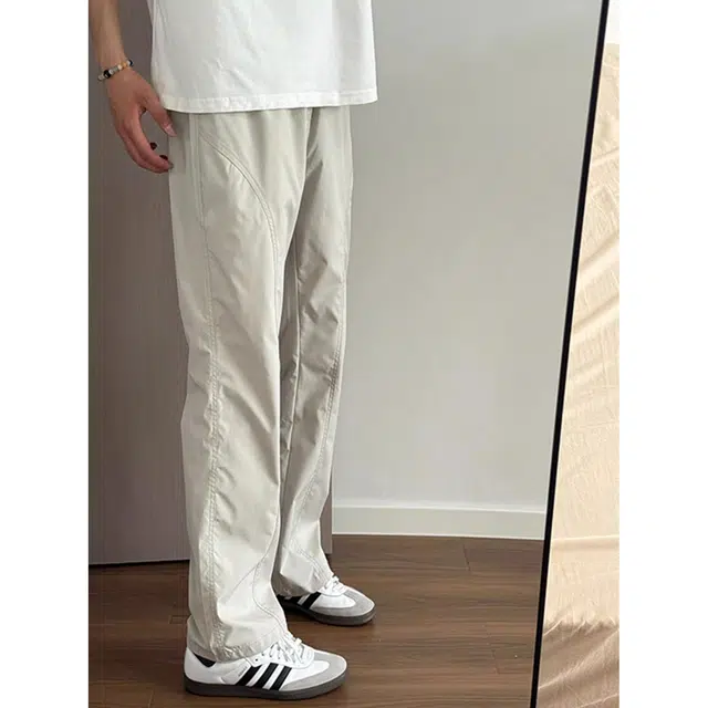 帝狼牛 夏季尼龙速干薄款三防显瘦伐木百搭工装裤休闲裤 男女同款