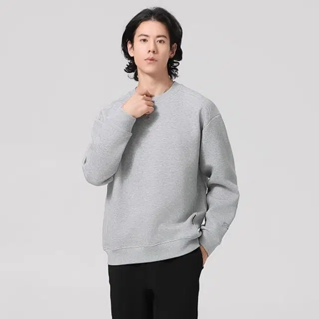 李生制造 海豚系列春秋休闲百搭时尚落肩款圆领卫衣 男款