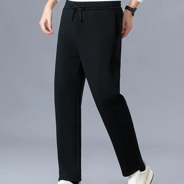 李生制造 李生制造秋季通勤系列兰精莫代尔宽松直筒卫裤休闲裤 男款