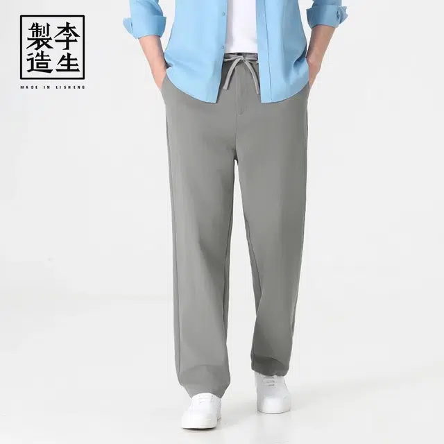 李生制造 重启假日系列宽松直筒休闲裤 男款
