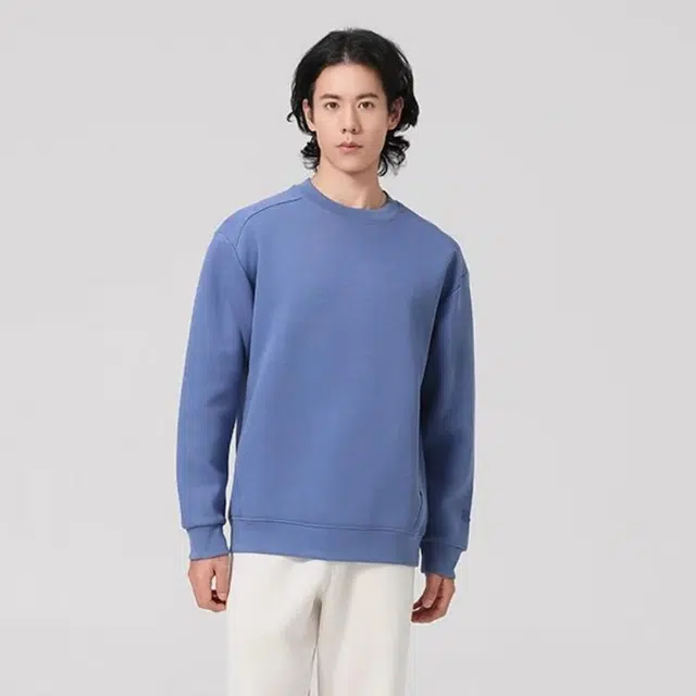 李生制造 海豚系列春秋休闲百搭时尚落肩款圆领卫衣 男款