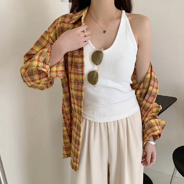 俞兆林 纯色纯欲松弛性感自带胸垫无束缚感温柔内搭夏季背心 女款