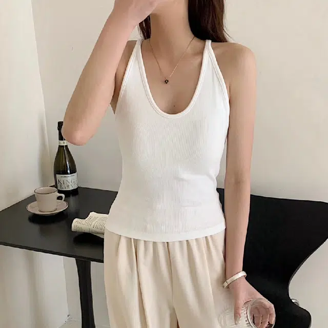 俞兆林 纯色纯欲松弛性感自带胸垫无束缚感温柔内搭夏季背心 女款