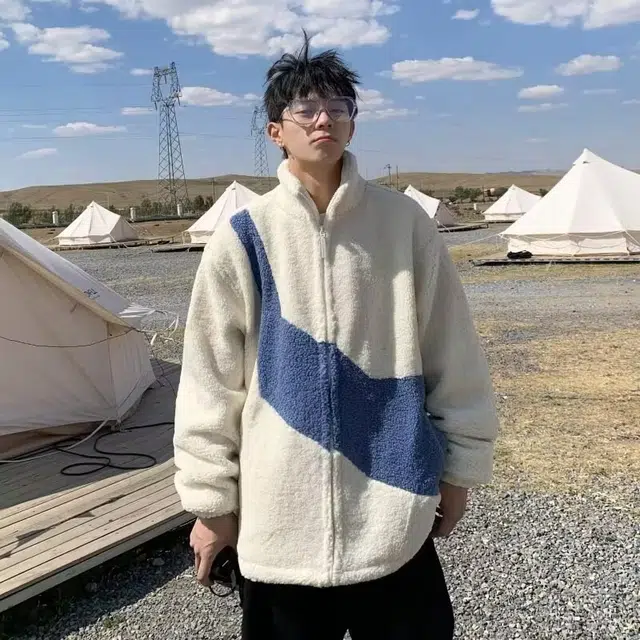 木木兔 美式潮牌棒球服宽松痞帅棉衣休闲外套 男款