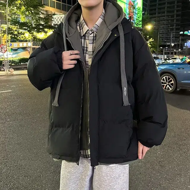木木兔 美式保暖棉衣面包服外套棉服 男款