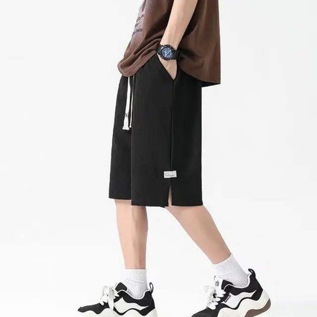 木木兔 美式潮牌百搭休闲宽松重磅中工装短裤 男款