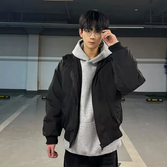 木木兔 美式高街棒球服外套宽松高级感痞帅短款情侣夹克 男款