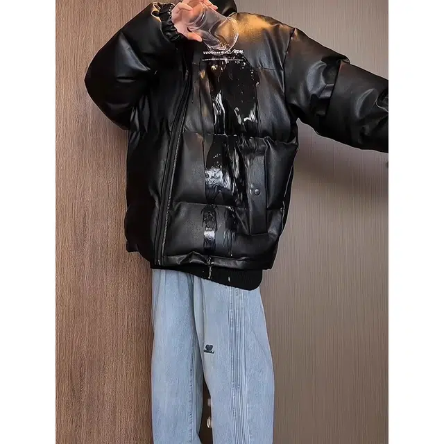 木木兔 美式加厚防风防水立领高级感外套面包服夹克 男款