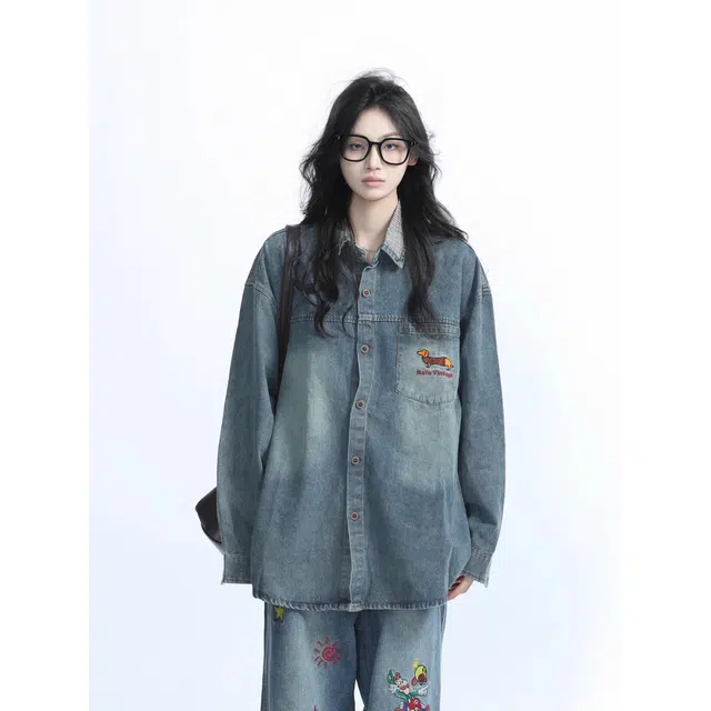 木木兔美式工装外套 短款行政高级感轻奢夹克 儿童款