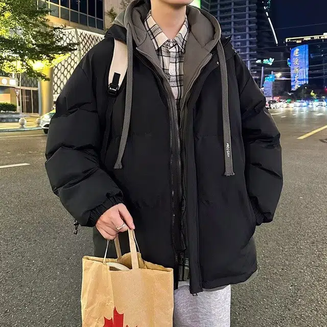 木木兔 美式保暖棉衣面包服外套棉服 男款