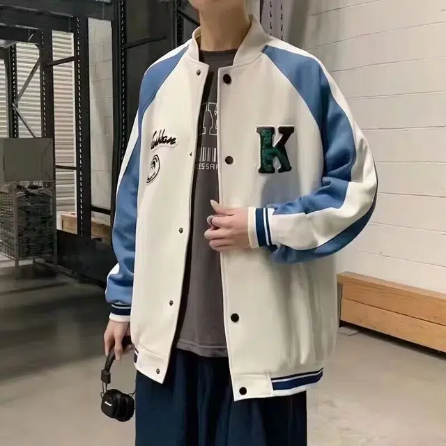 木木兔 美式棒球领休闲外套时尚小众运动飞行百搭潮夹克 男款