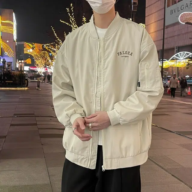 木木兔 美式潮牌撞色翻领复古情侣宽松外套休闲工装夹克 男款