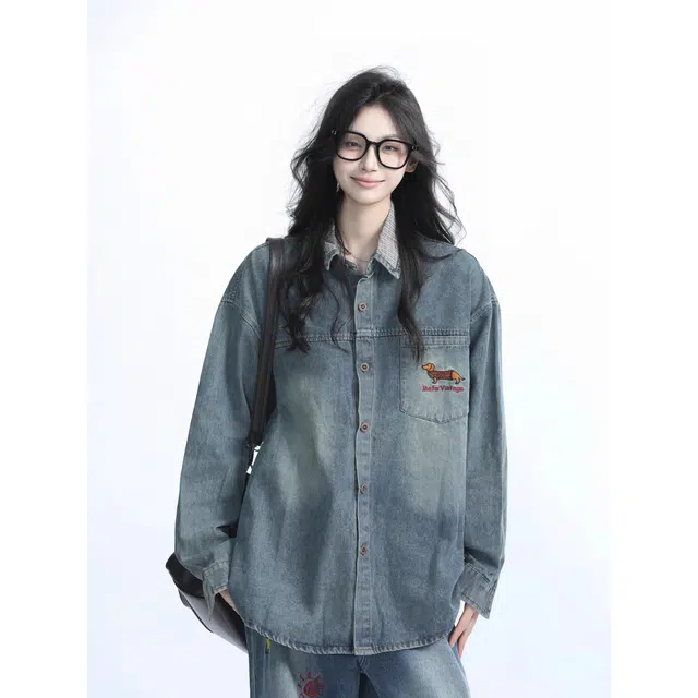 木木兔美式工装外套 短款行政高级感轻奢夹克 儿童款