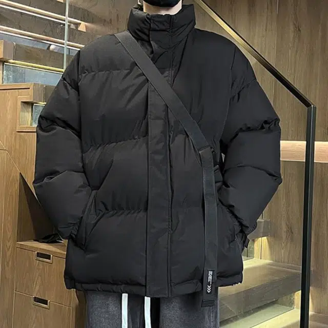 木木兔 复古国潮牌棉服女冬季加厚面包服个性棉衣设计感外套 男款