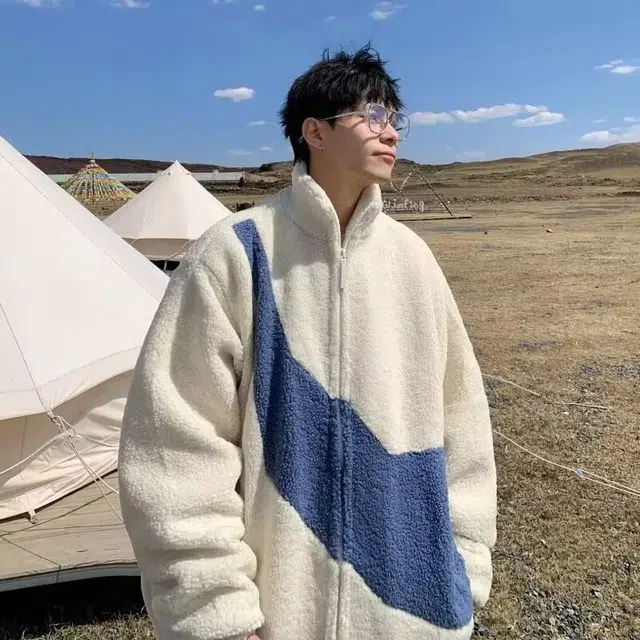 木木兔 美式潮牌棒球服宽松痞帅棉衣休闲外套 男款