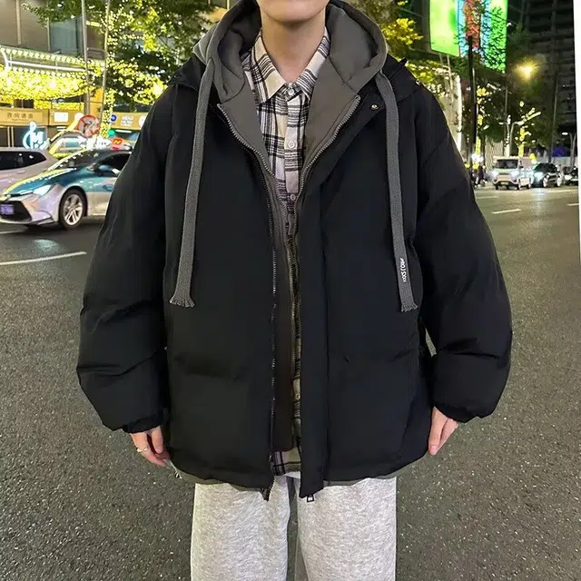 木木兔 美式保暖棉衣面包服外套棉服 男款