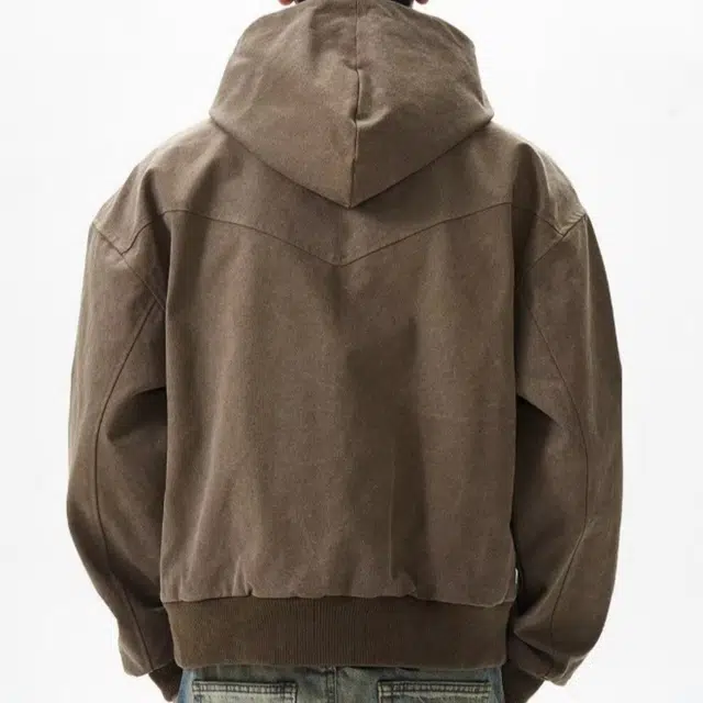 木木兔 美式灯芯绒拉链棒球服复古宽松休闲棉衣痞帅外套 男款