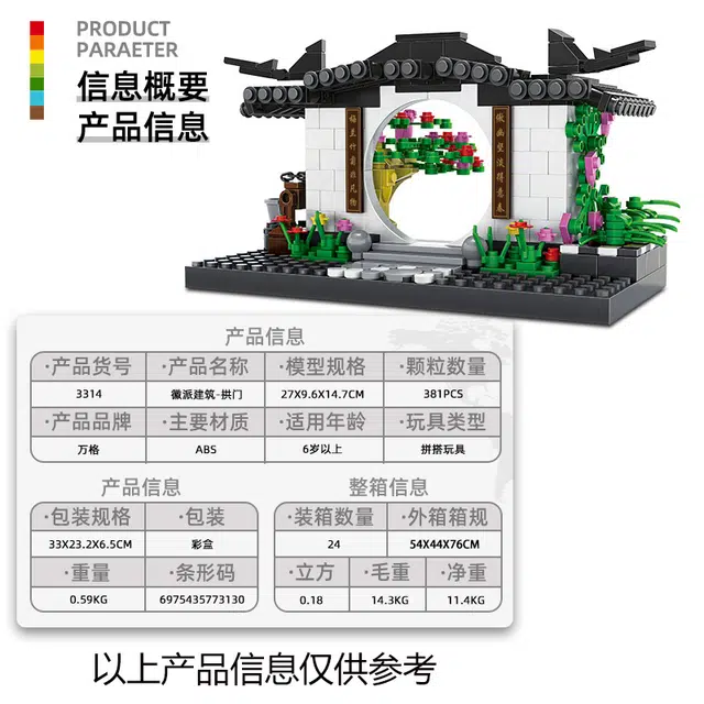 381pcs 3314