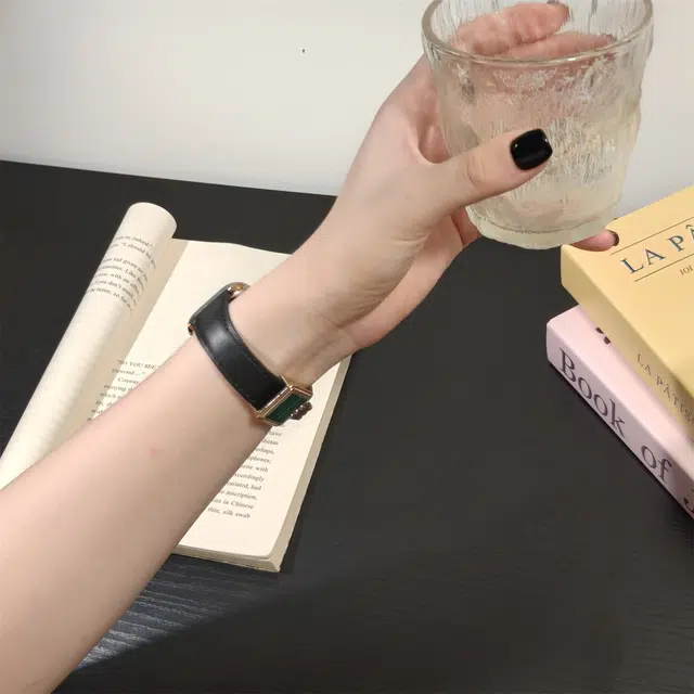 导维 表带 荣耀适用 真皮材质 经典优雅真皮腕带男女通用