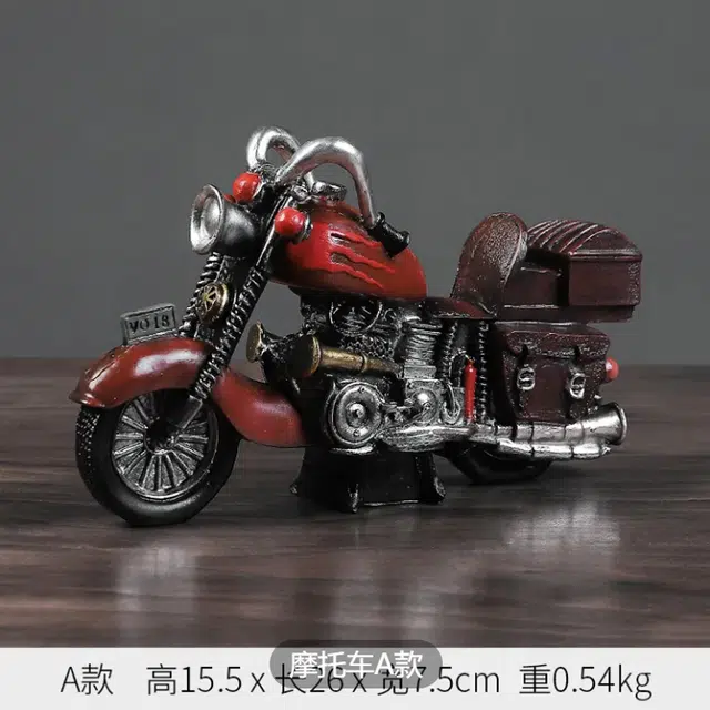格薇拉 美式复古摩托汽车 成品模型