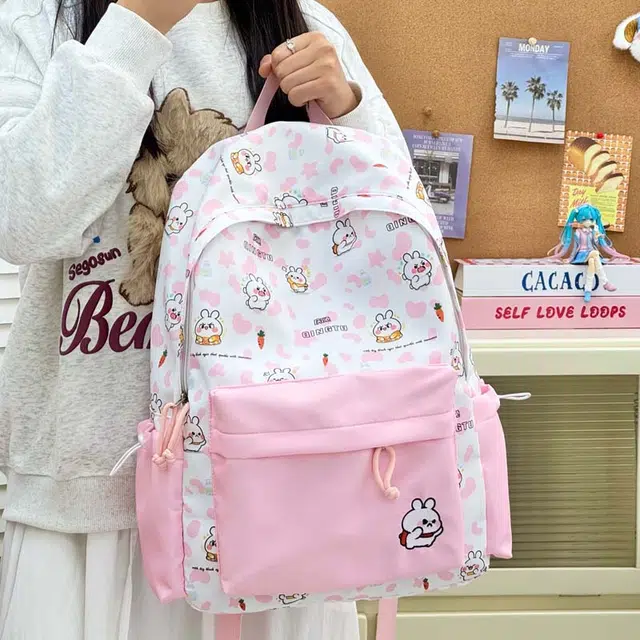 南潇湘 简约高颜值百搭可爱时尚百搭 尼龙布 双肩包 女款 多色