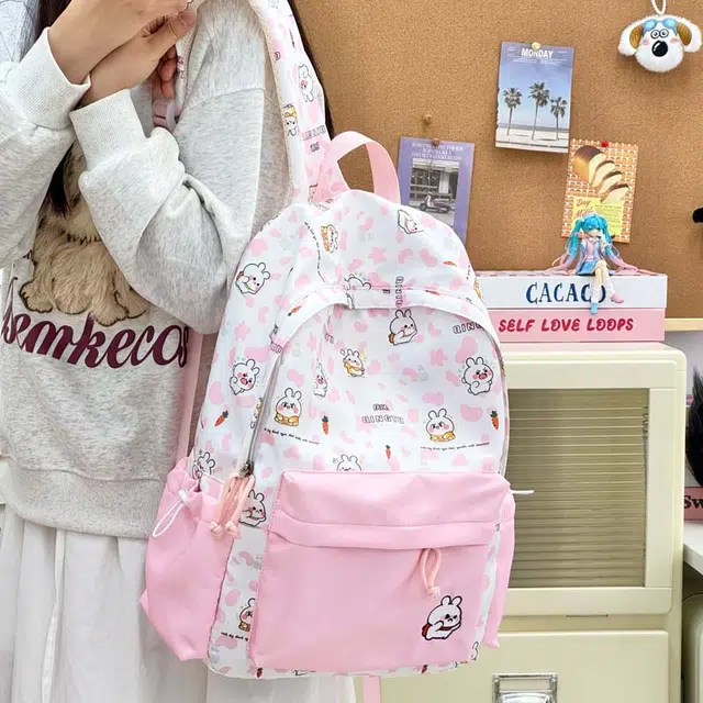 南潇湘 简约高颜值百搭可爱时尚百搭 尼龙布 双肩包 女款 多色