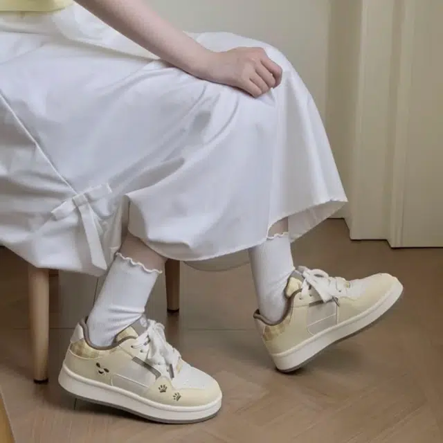 小众复古校园风 时尚舒适又百搭 减震耐磨轻便 低帮 板鞋 女