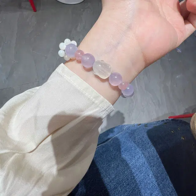 饰之颜 日式 玛瑙 紫罗兰荔枝冻甜美可爱少女心兔子 转运纳福 日常百搭通勤约会#好运 女款