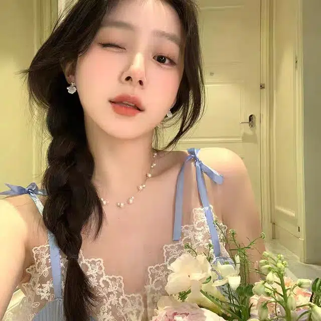饰之颜 度假风夏日海盐冰晶 甜美清新 浪漫轻奢小众设计高级感森系璀璨精致气质 仿珍珠 耳环 女款