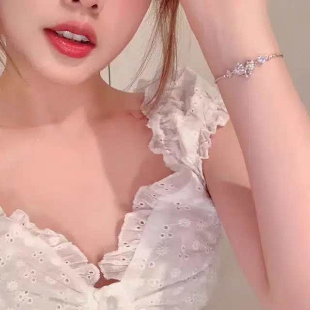 饰之颜 心动信号 爱心蝴蝶结 早日脱单 爱情美满 轻奢小众精致#好运 铜 手链 女款