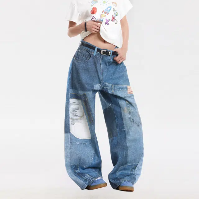 UNA RETA vintage3Dbaggyvibe