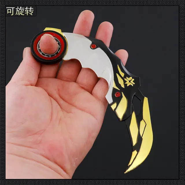 悦米乐 加重版爪刀武器工艺品摆件 其他静态模型