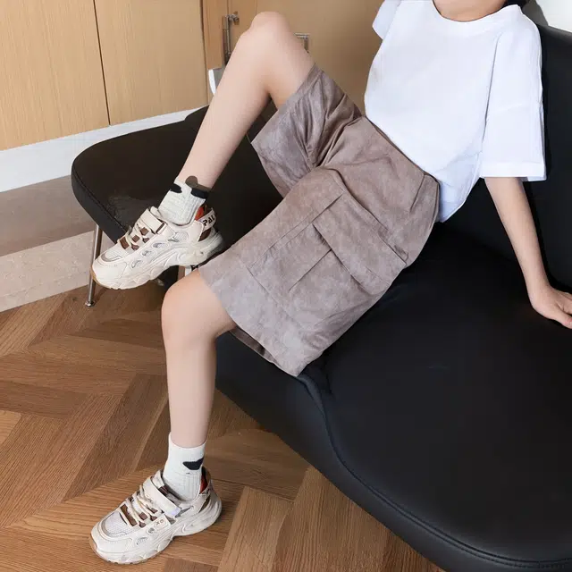 唐狮童装 简约亲肤舒适洋气短裤 中小童