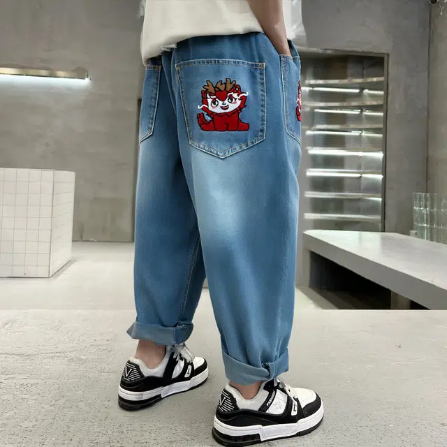 唐狮童装牛仔裤 舒适休闲百搭 中小童