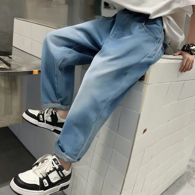 唐狮童装牛仔裤 休闲潮流透气简约 中小童