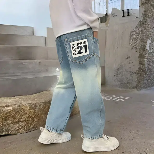 唐狮童装牛仔裤 休闲舒适百搭 中小童