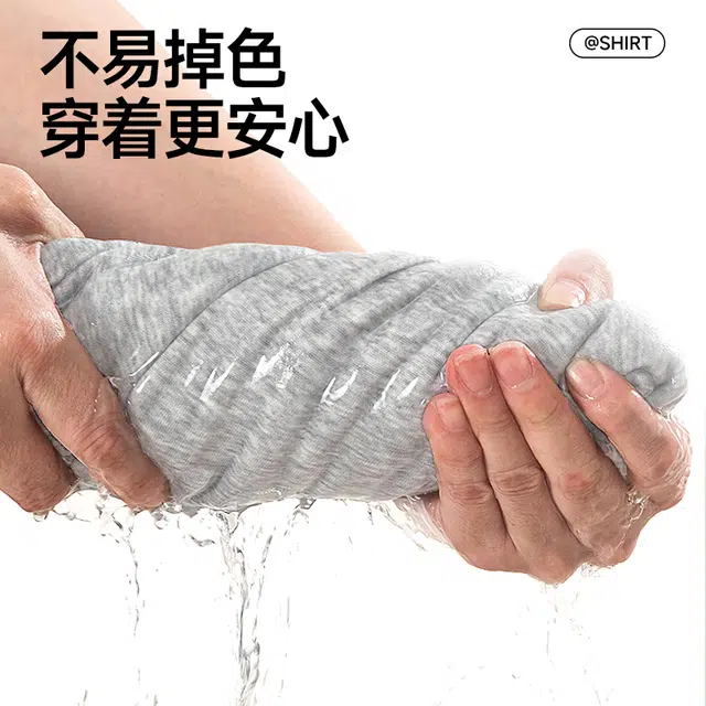 红豆 简约风图案印花宽松休闲外套男士透气舒适百搭华棉连帽拉链落肩袖无性别主义重磅开衫卫衣 男女同款