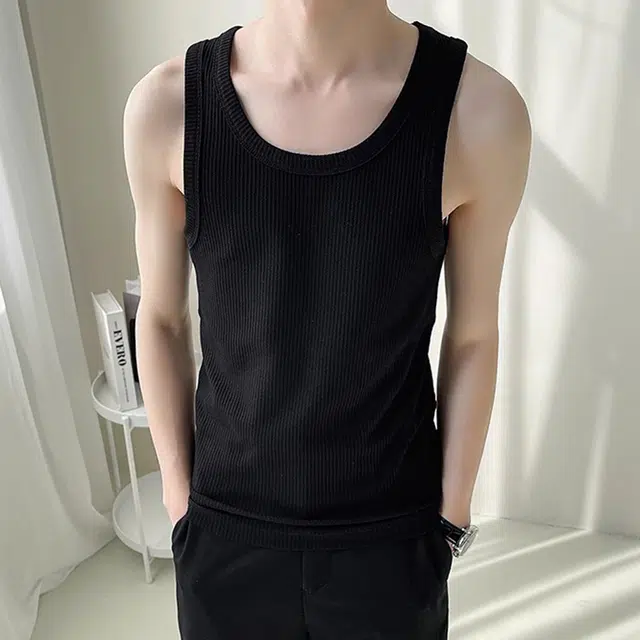 徐百货 美式无袖夏季重磅运动健身内搭上衣潮流百搭背心 男女同款