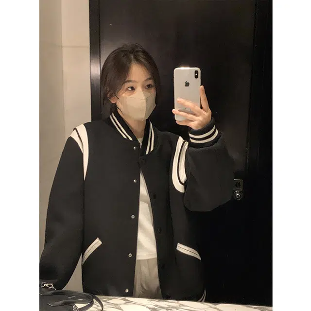 徐百货  美式复古设计感撞色拼接外套休闲夹克上衣潮流百搭宽松舒适棒球服 男女同款