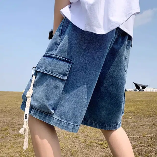 徐百货 美式复古休闲宽松潮牌休闲潮流百搭夏季五分裤工装短裤 男女同款